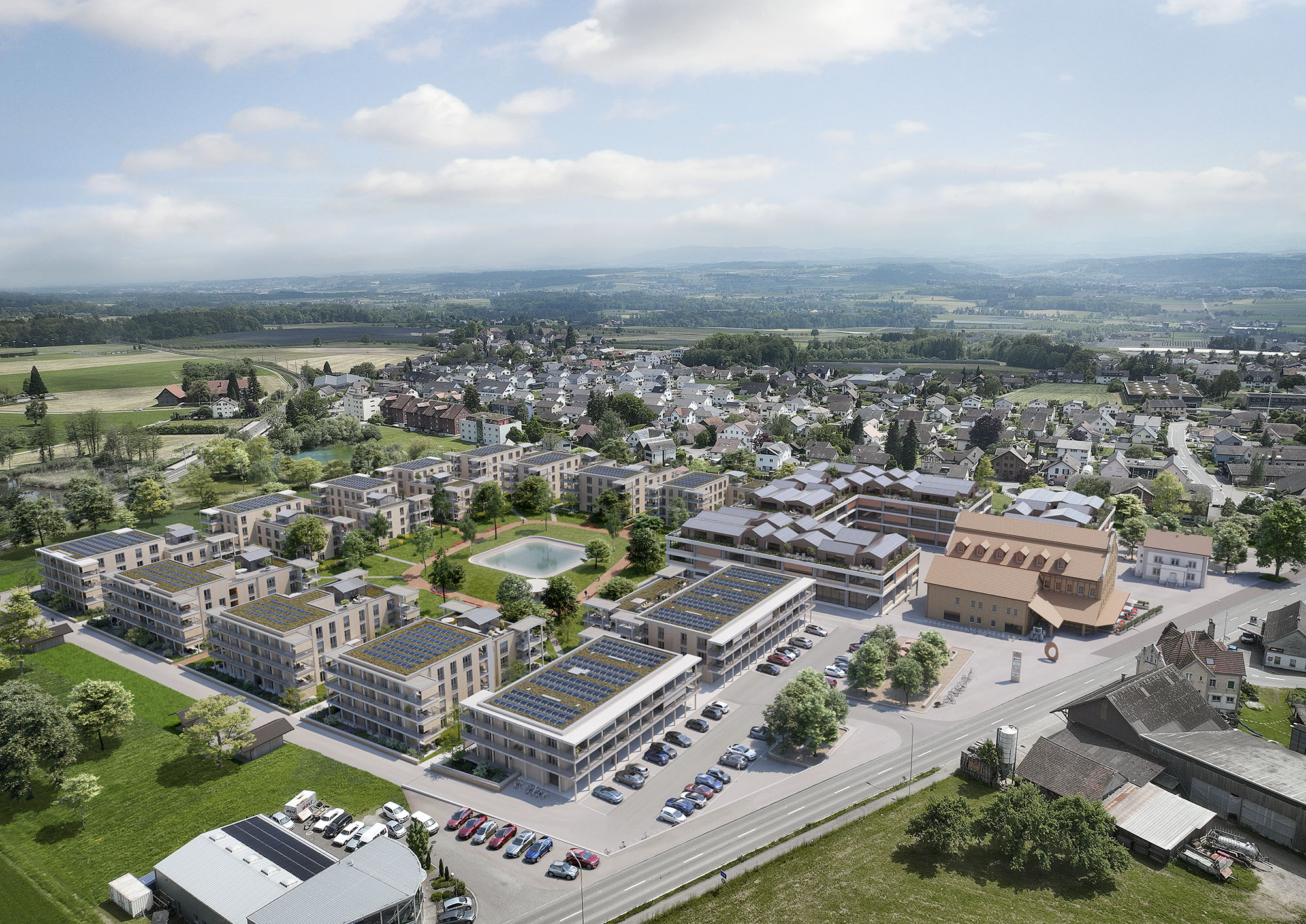 Ziegelei Quartier in Berg TG
